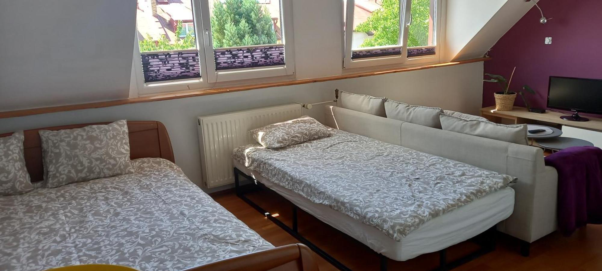 Ferienwohnung Domek Pod Sosnami Pokoje 2-3 Osobowe Großmöllen Exterior foto